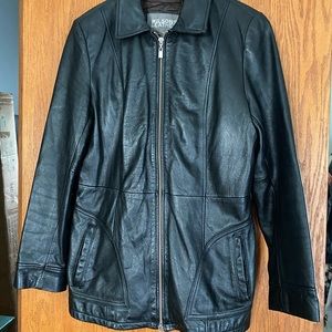 Women’s leather coat